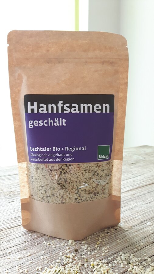 Hanfsamen geschält