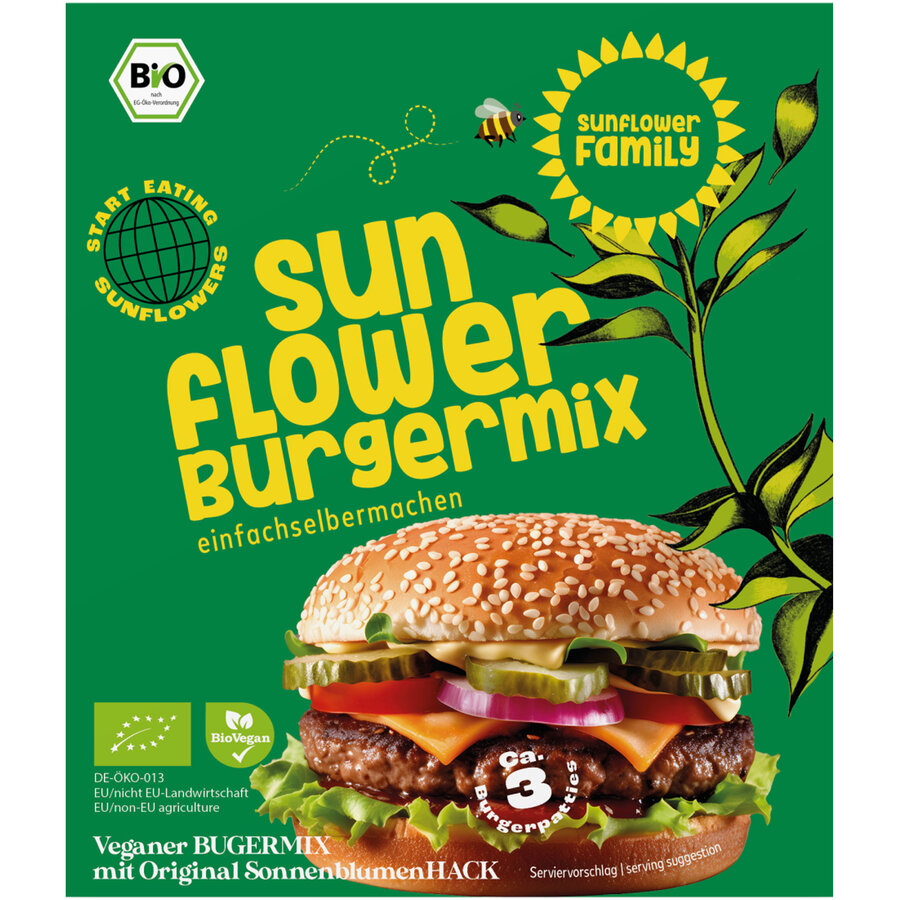 SunflowerBURGERmix mit SonnenblumenHACK