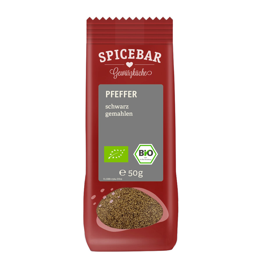 Pfeffer, schwarz - gemahlen