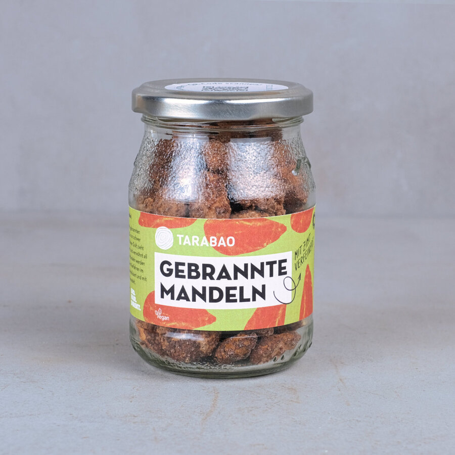 Gebrannte Mandeln mit Zucker & Zimt im Pfandglas