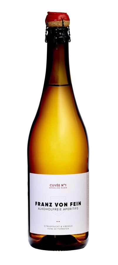 Alkoholfreier Sparkling Tea, Cuvée No. 1, Roségold Edition, 750ml