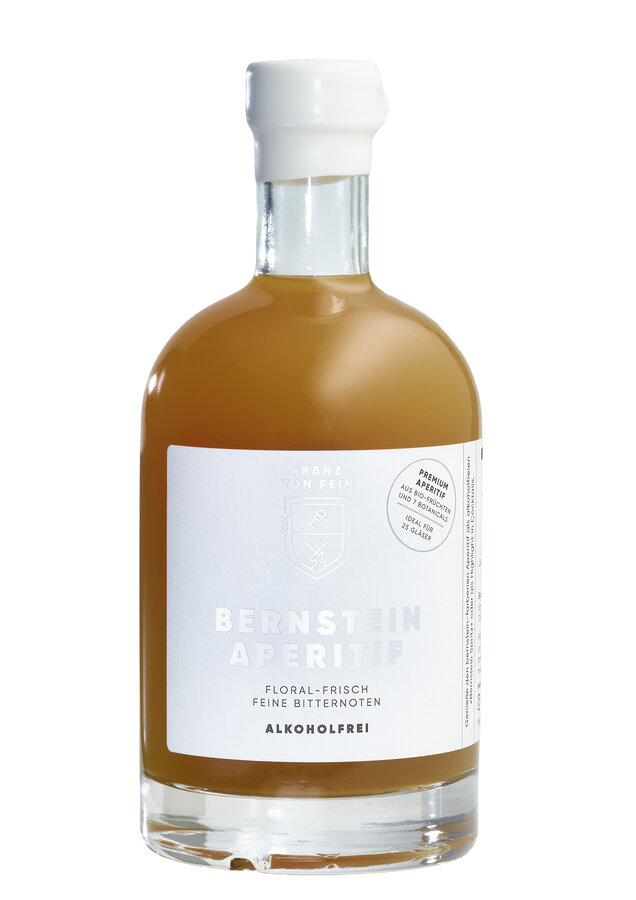 Alkoholfreier Bernstein Aperitif, Ideal für 25 Gläser