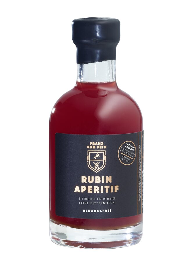 Alkoholfreier Rubin Aperitif, Ideal für 25 Gläser