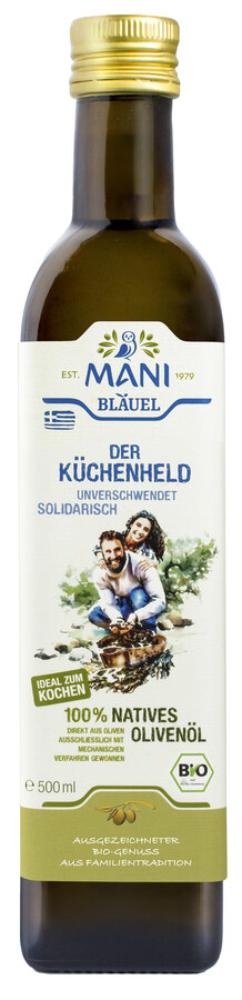 Bläuel Der Küchenheld, 100% natives Olivenöl,  Flasche