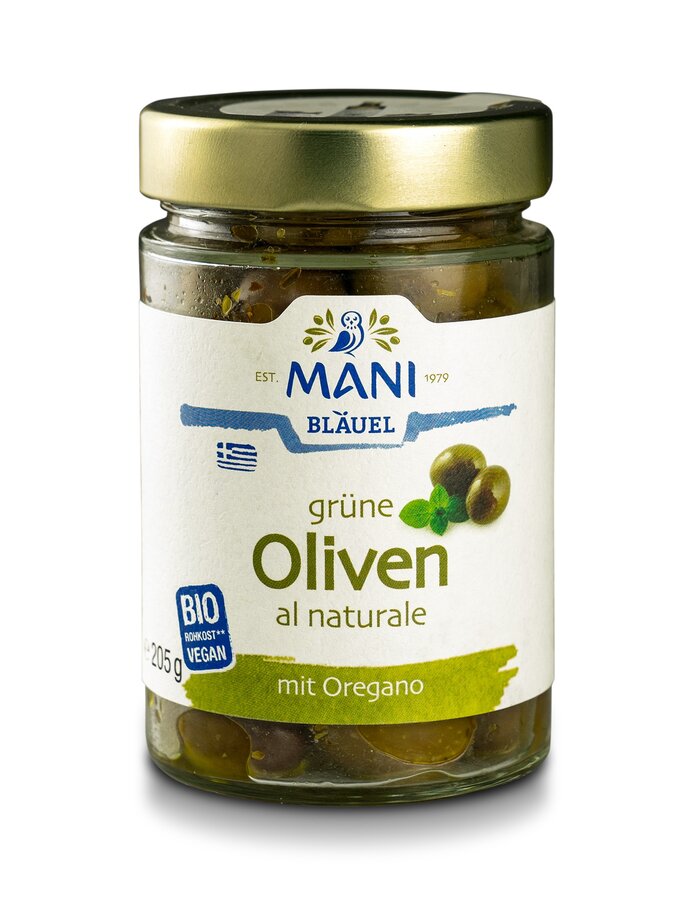 Grüne Oliven al naturale, NL Fair