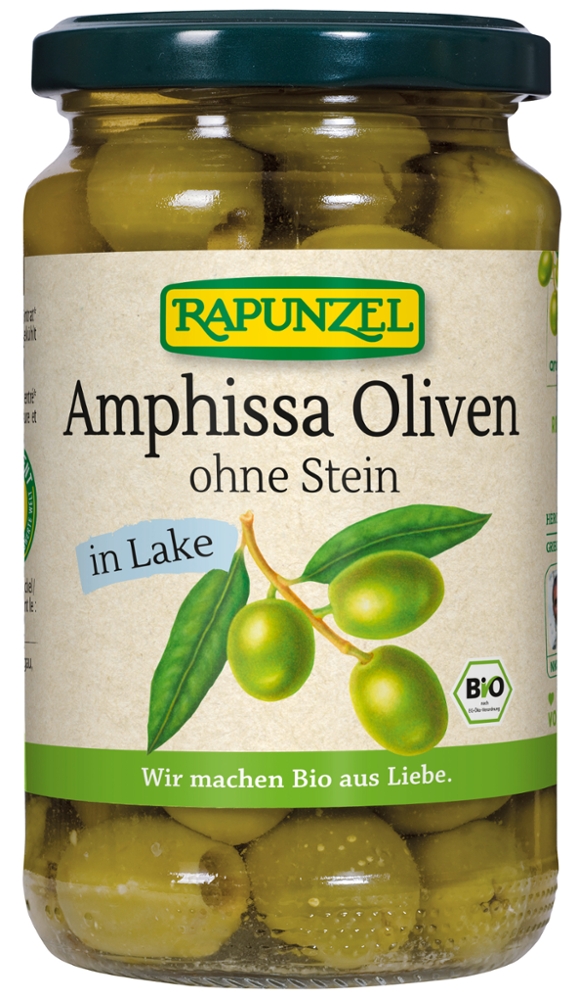 Oliven Amphissa grün, ohne Stein in Lake