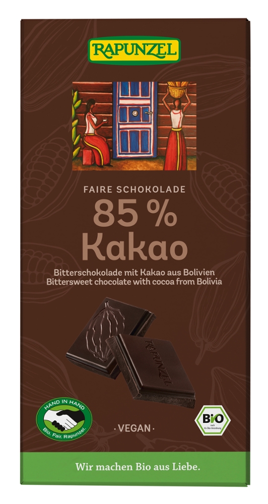 Bitterschokolade 85% Kakao HIH
