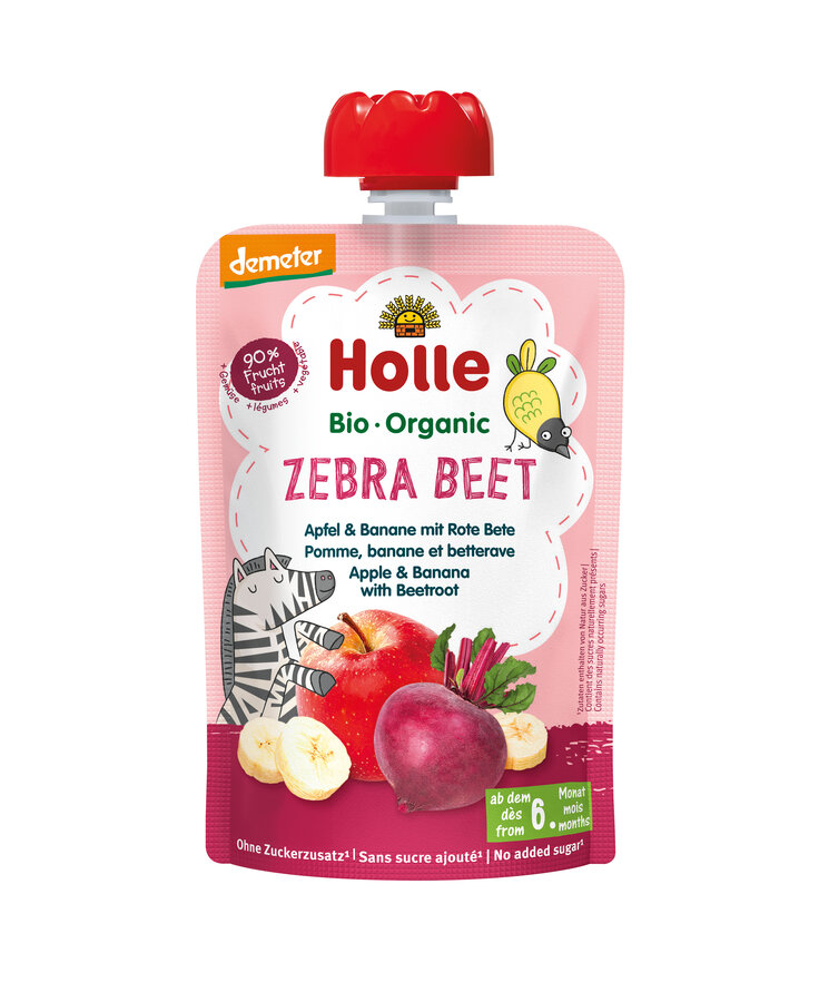 Zebra Beet - Apfel & Banane mit Rote Bete