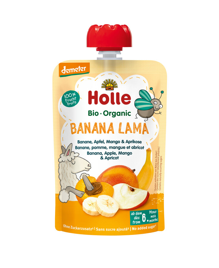 Banana Lama - Banane, Apfel, Mango & Aprikose