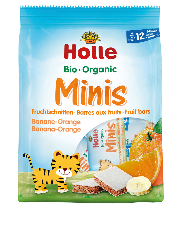 Bio-Minis Fruchtschnitte Banane-Orange