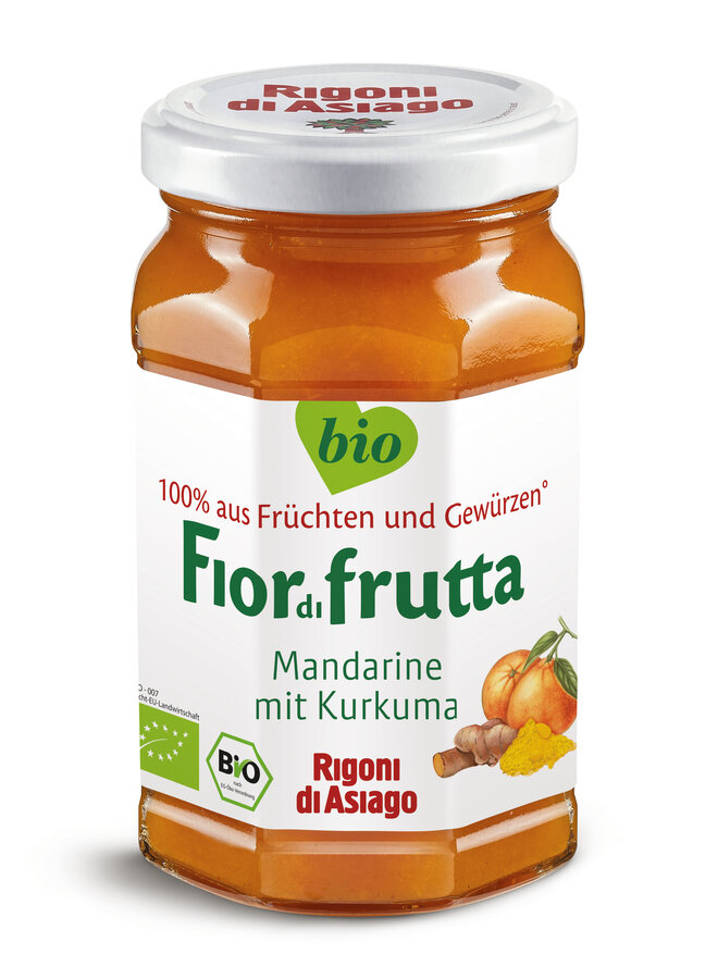 Fiordifrutta Mandarine mit Kurkuma Aufstrich