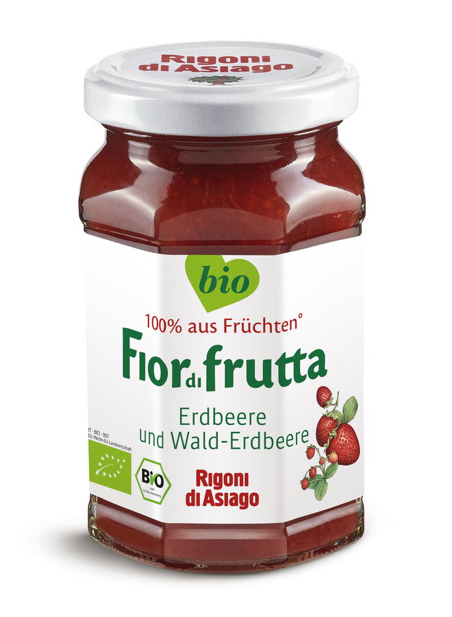 Fiordifrutta Erdbeeren- und Walderdbeeren-Aufstrich