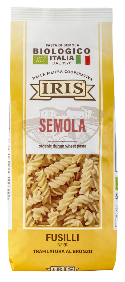 Fusilli hell aus ökologischer Hartweizengrieß  von der IRIS Landwirtschafts