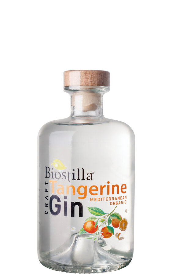 BIOSTILLA TANGERINE GIN CRAFT MEDITERRANEAN ORGANIC