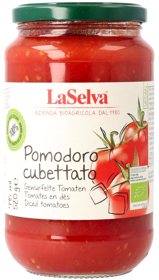Pomodoro cubettato - Gewürfelte Tomaten