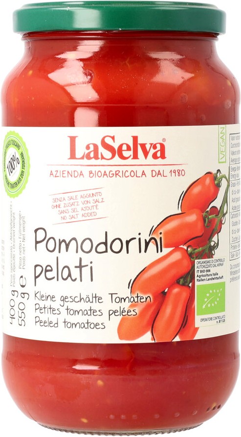 Pomodorini pelati - Kleine Geschälte Tomaten