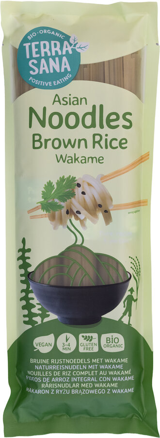 Naturreisnudeln mit Wakame