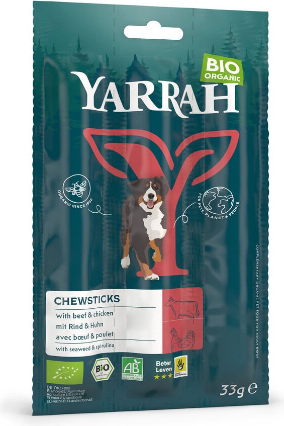 Hund Snack Kaustange Rind