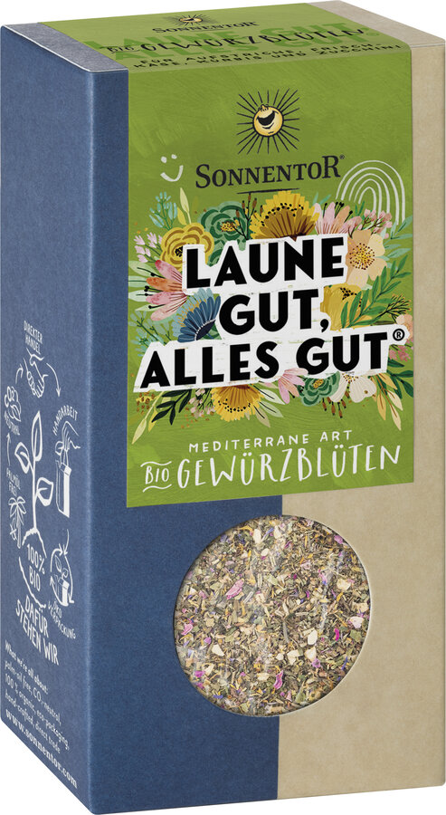 Laune gut, alles gut® Gewürzblütenzubereitung, Packung