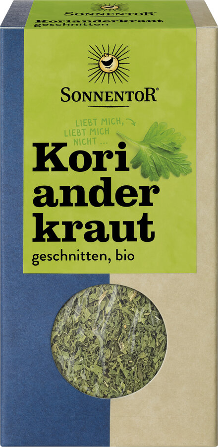 Korianderkraut geschnitten, Packung