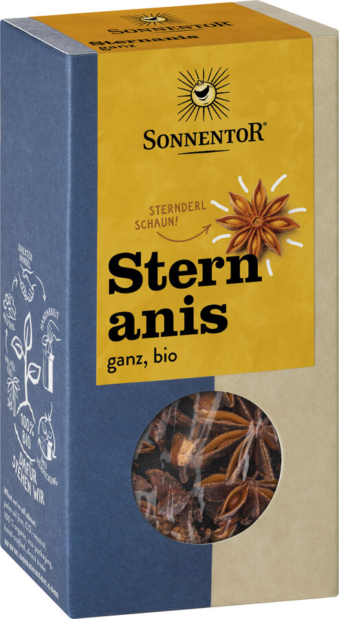 Sternanis ganz, Packung