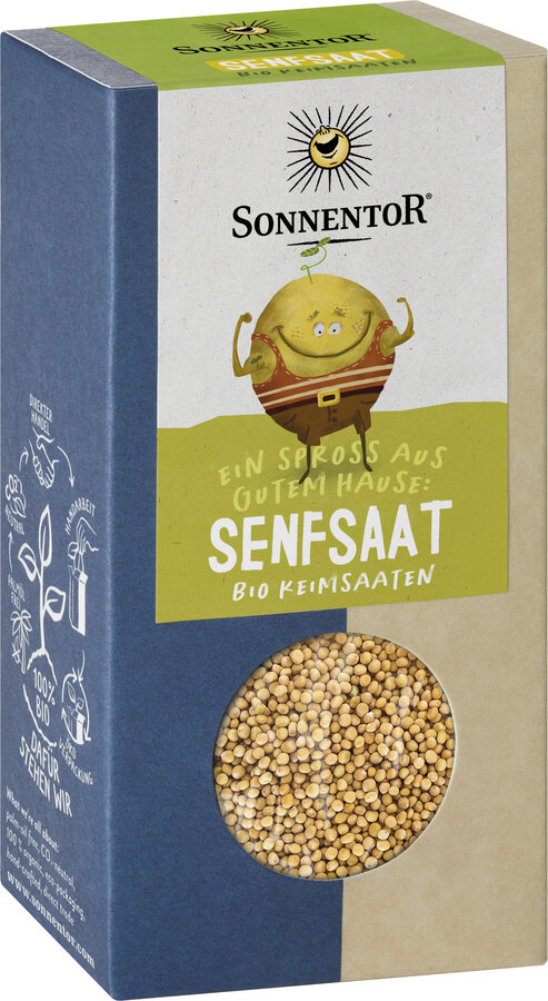 Senfsaat gelb, Packung