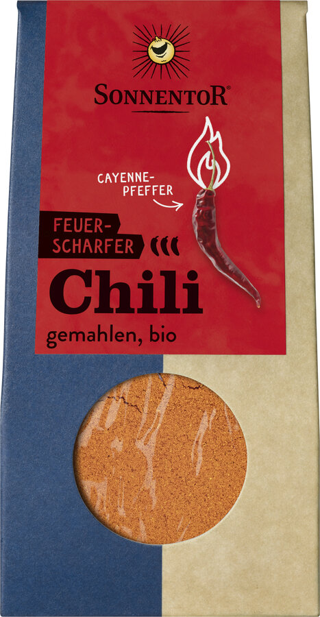 Chili feuerscharf gemahlen (Cayennepfeffer), Packung