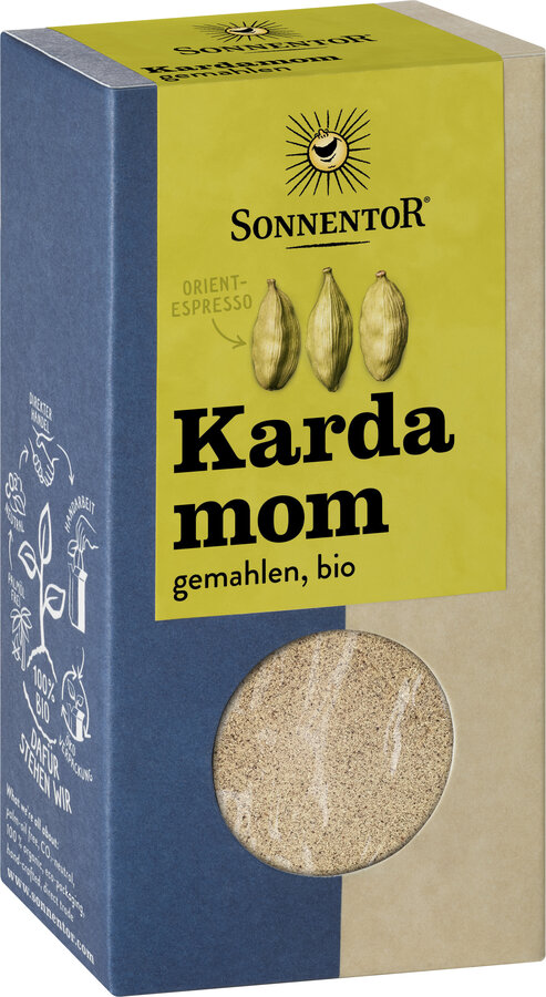 Kardamom gemahlen, Packung