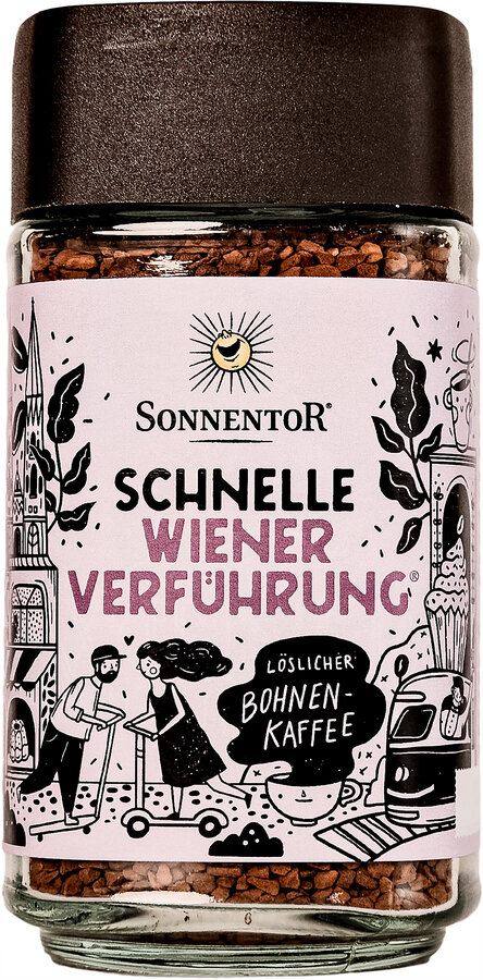 Schnelle Wiener Verführung Kaffee Instant Wiener Verführung®, Glas
