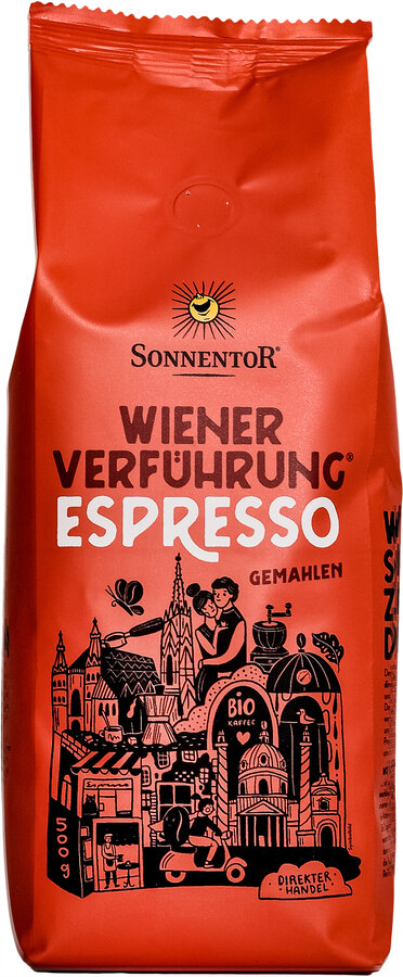 Espresso Kaffee gemahlen Wiener Verführung®, Packung