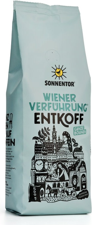 Entkoffeinierter Kaffee ganze Bohne Wiener Verführung®, Packung