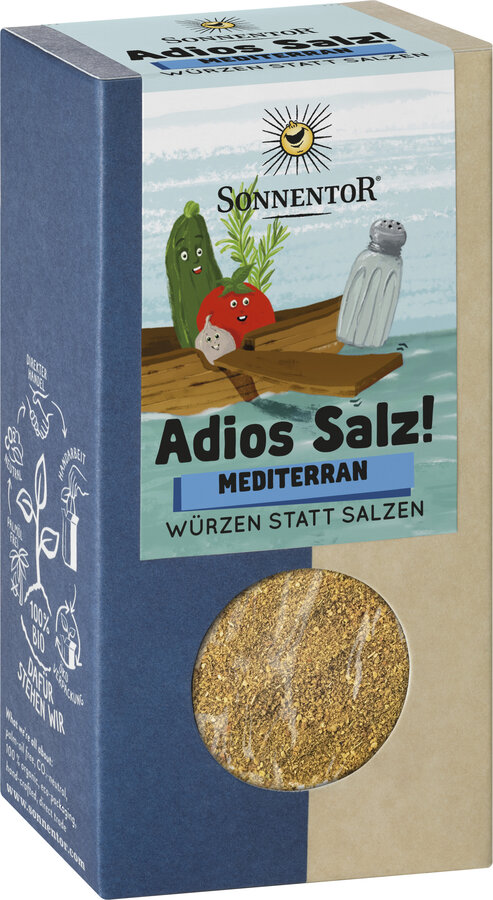 Adios Salz! Gemüsemischung mediterran, Packung