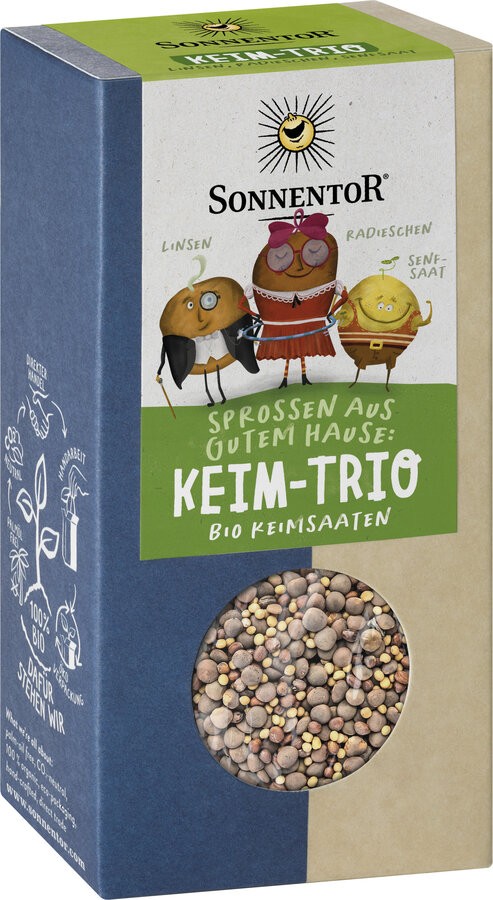 Keim-Trio, Packung
