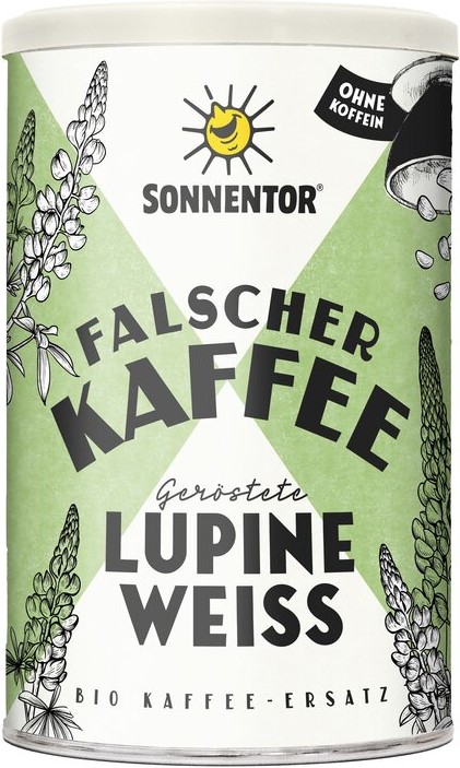 Lupine weiß geröstet Falscher Kaffee, Dose