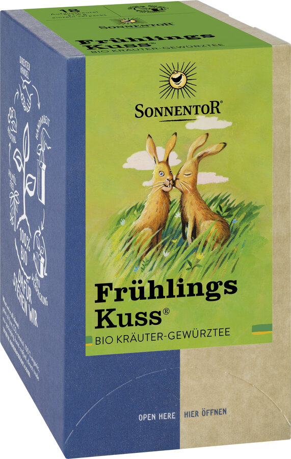 Frühlingskuss® Kräutertee, Doppelkammerbeutel