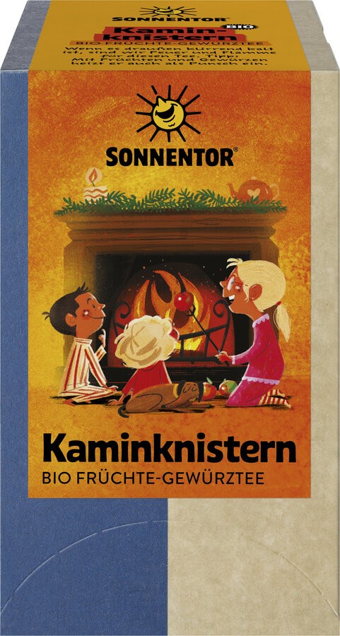 Kaminknistern Früchtetee, Doppelkammerbeutel