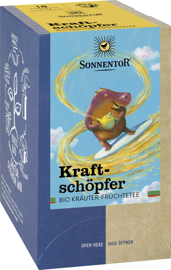 Kraftschöpfer Tee, Doppelkammerbeutel