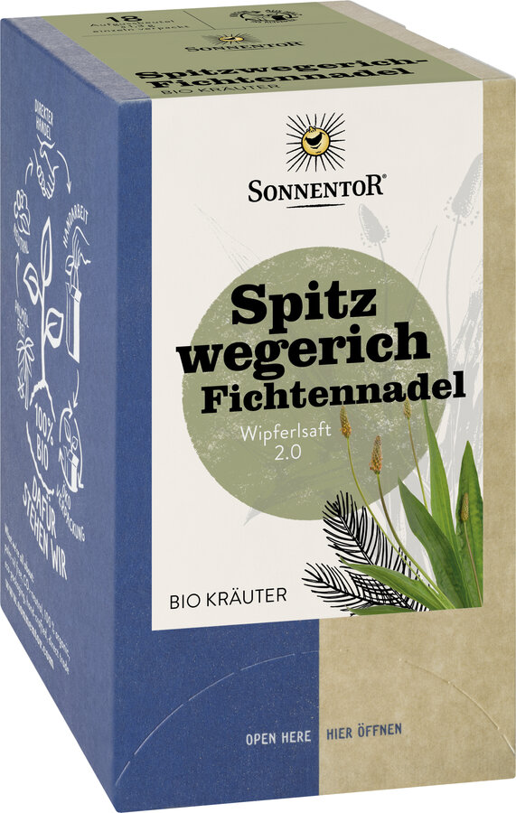 Spitzwegerich-Fichtennadel, Doppelkammerbeutel