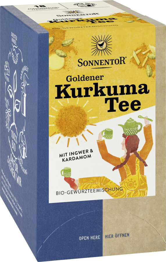 Goldener Kurkuma Tee, Doppelkammerbeutel