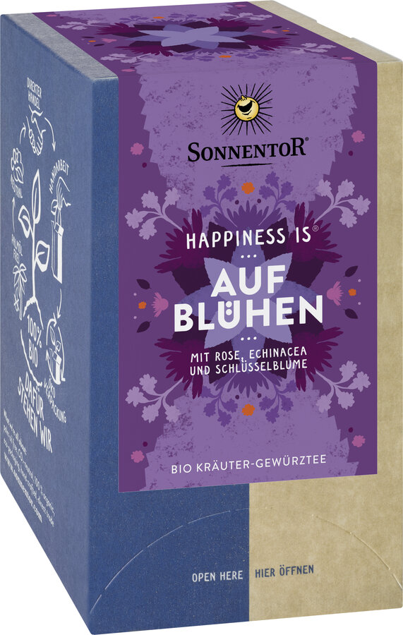 Aufblühen Tee Happiness is®, Doppelkammerbeutel