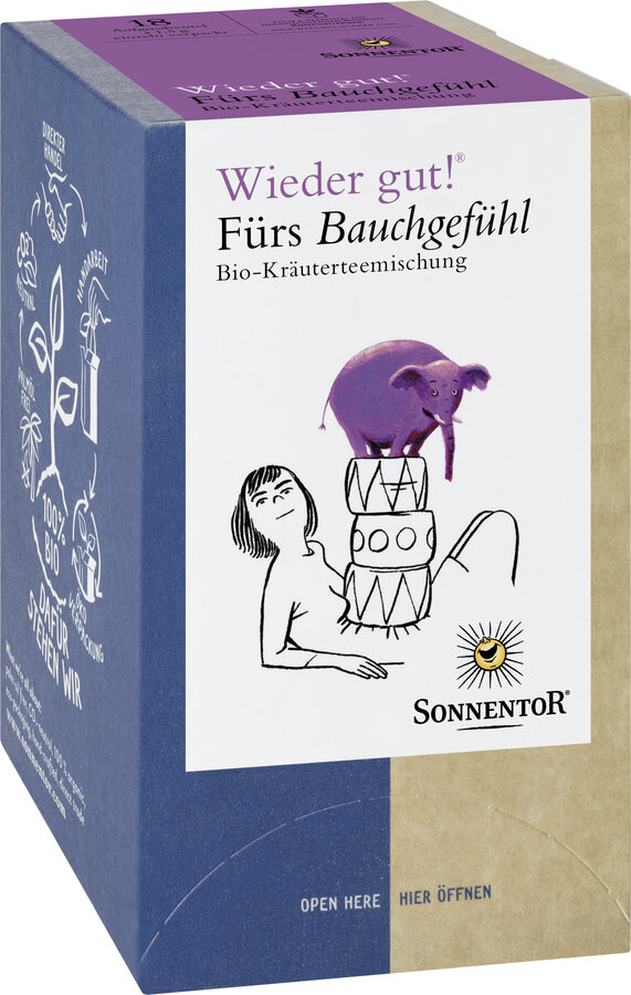 Fürs Bauchgefühl® Tee Wieder gut!®, Doppelkammerbeutel