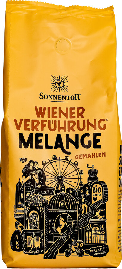 Melange Kaffee gemahlen Wiener Verführung®, Großpackung