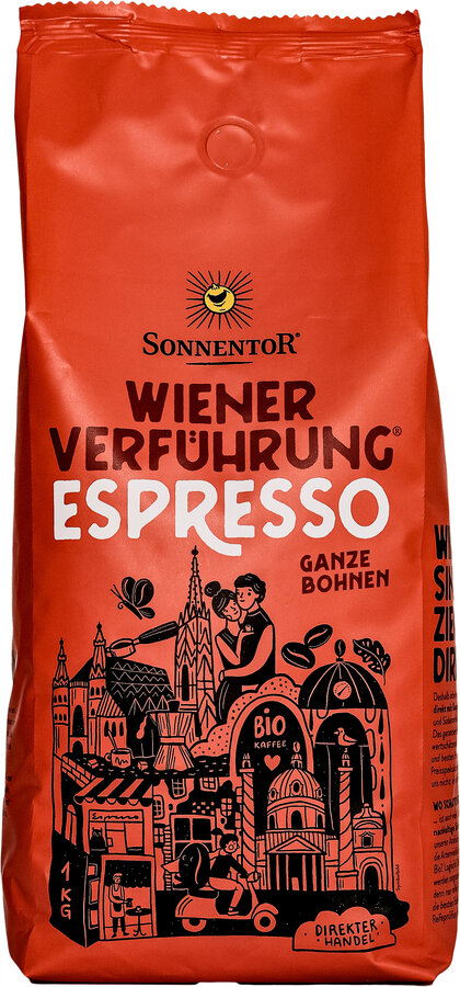 Espresso Kaffee ganze Bohne Wiener Verführung®, Großpackung