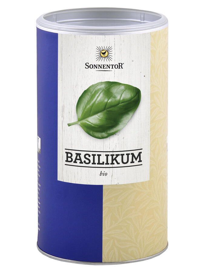 Basilikum geschnitten, Gastrodose groß