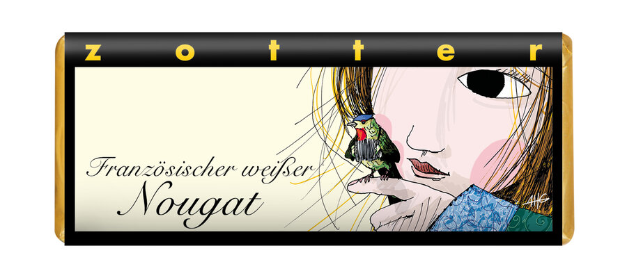 Französischer weißer Nougat