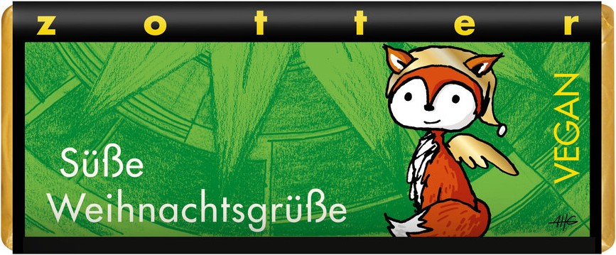 Süße Weihnachtsgrüße - Haselnussnougat mit Krokant
