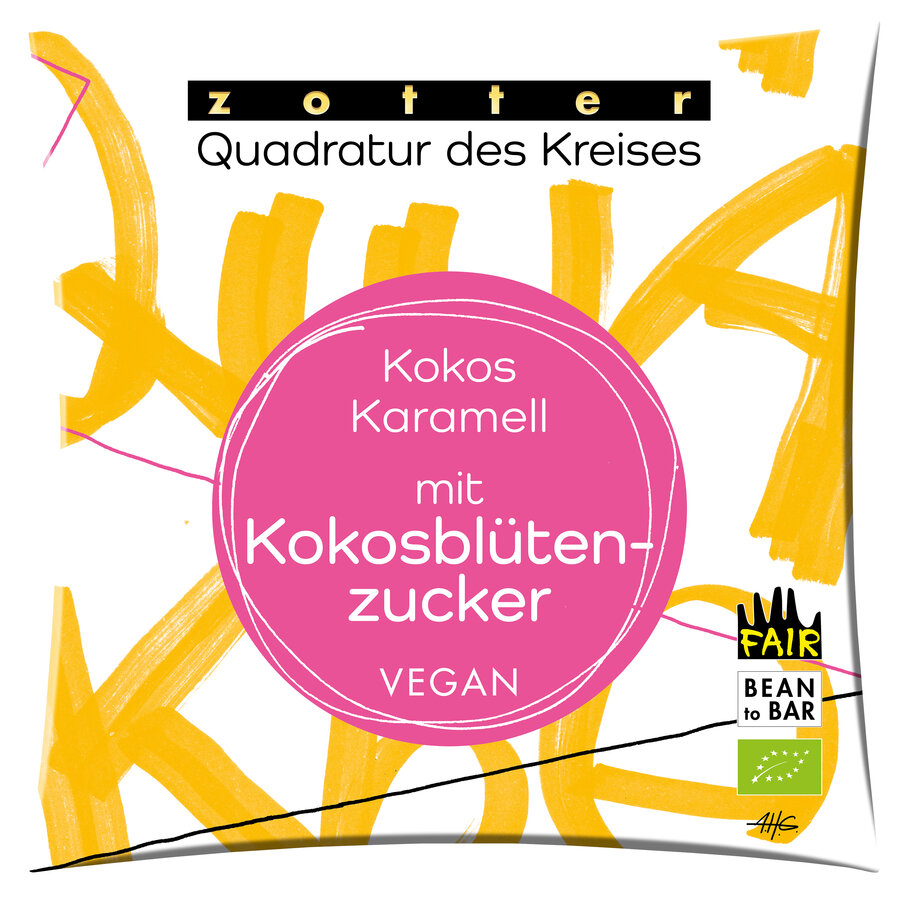 Quadratur des Kreises - Kokos Karamell mit Kokosblütenzucker VEGAN