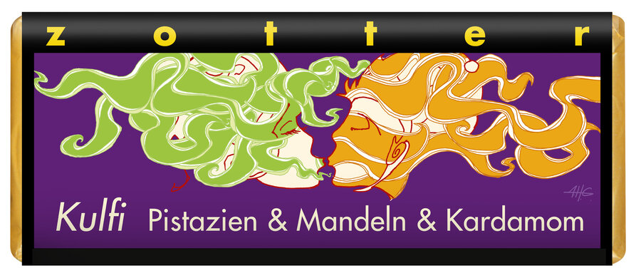 Kulfi - Pistazien, Mandeln und Kardamon