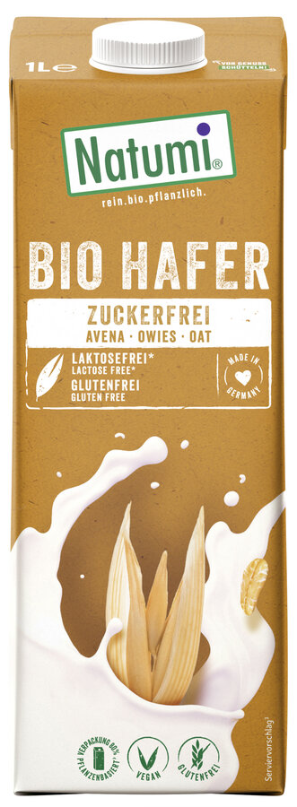 Getränk auf glutenfreiem, fermentiertem Hafer, UHT