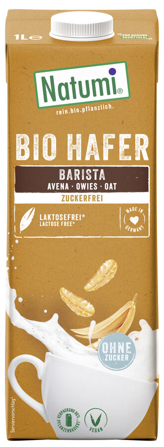Getränk aus fermentiertem Hafer, UHT